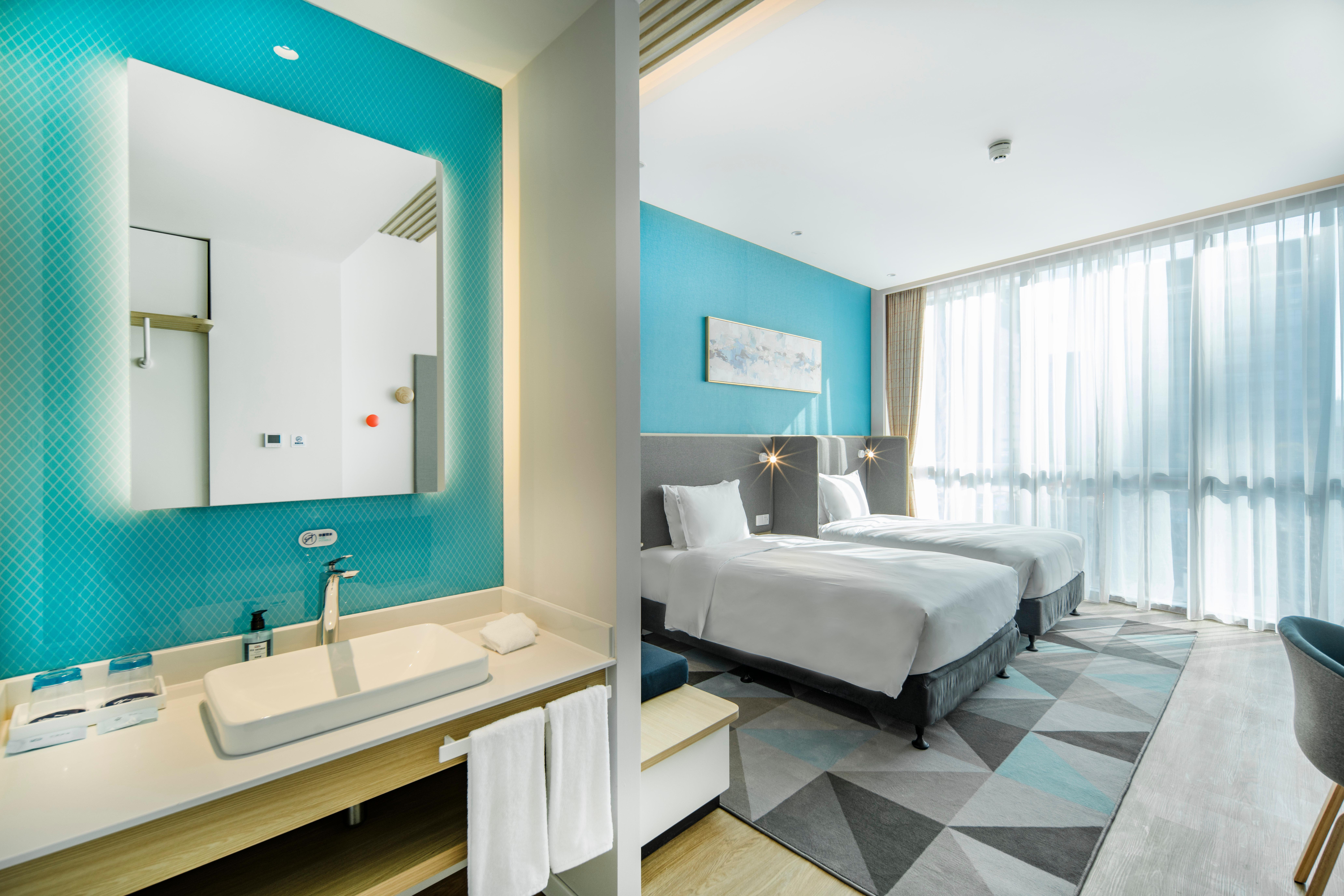 Holiday Inn Express Shanghai Pudong Zhangjiang, an IHG Hotel Bagian luar foto